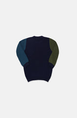 Geomatrical Color Block Sweater