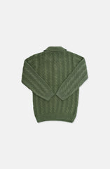 Cable Knit Polo