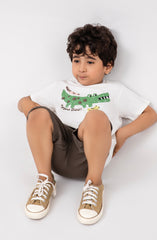 Infant Boys Alligator Co-Ord Set-IBSU709125