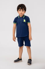 Infant Boys Basic Polo Co-Ord Set-IBSU710125