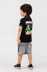 Infant Boys Basic Polo Co-Ord Set-IBSU710125