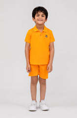 Infant Boys Basic Polo Co-Ord Set-IBSU711125