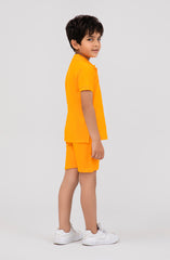 Infant Boys Basic Polo Co-Ord Set-IBSU711125