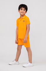 Infant Boys Basic Polo Co-Ord Set-IBSU711125