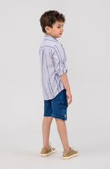 Infant Boys Y/D Striper Shirt-IBW704125