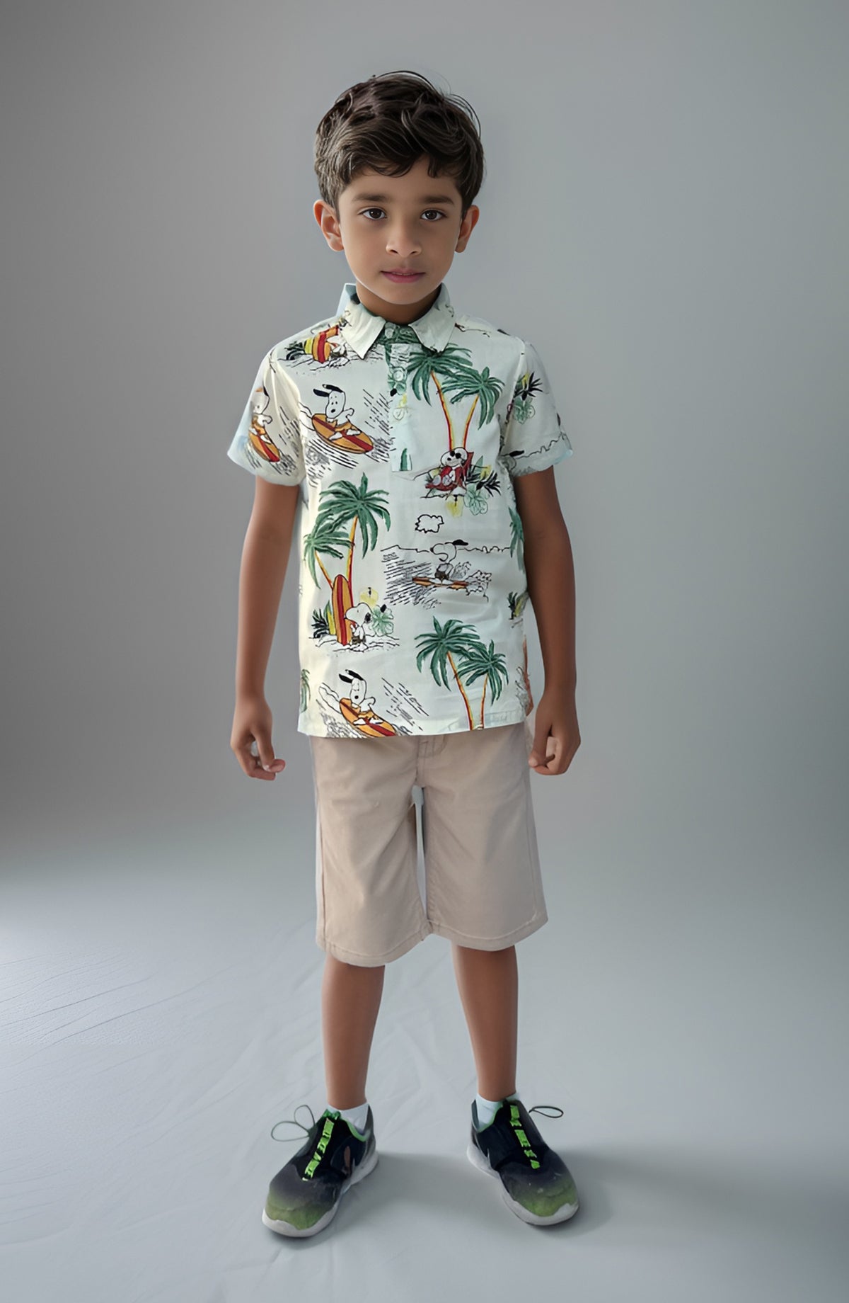 Inafant Boys Half Sleeve Print