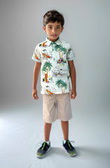 Inafant Boys Half Sleeve Print