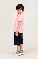 Infant Boys Oxford Pink Shirt-IBW707125