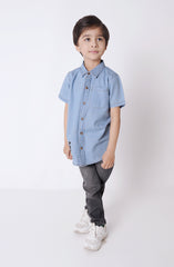 Infant Boys H/S Denim Shirt