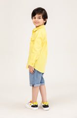 Yellow Checkered Shirt - IBW713325