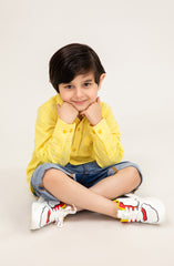 Yellow Checkered Shirt - IBW713325
