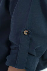 Infant Boys Band Neck Shirt