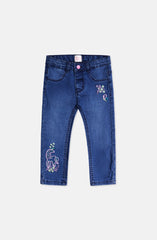 Floral Unicorn Denim Pants