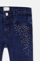 Sparkling Denim Pants