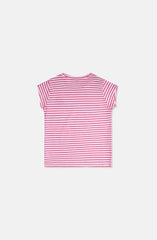 Strawbery Yarn- Dyed T-Shirt
