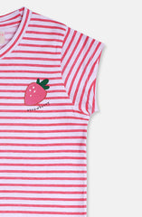 Strawbery Yarn- Dyed T-Shirt