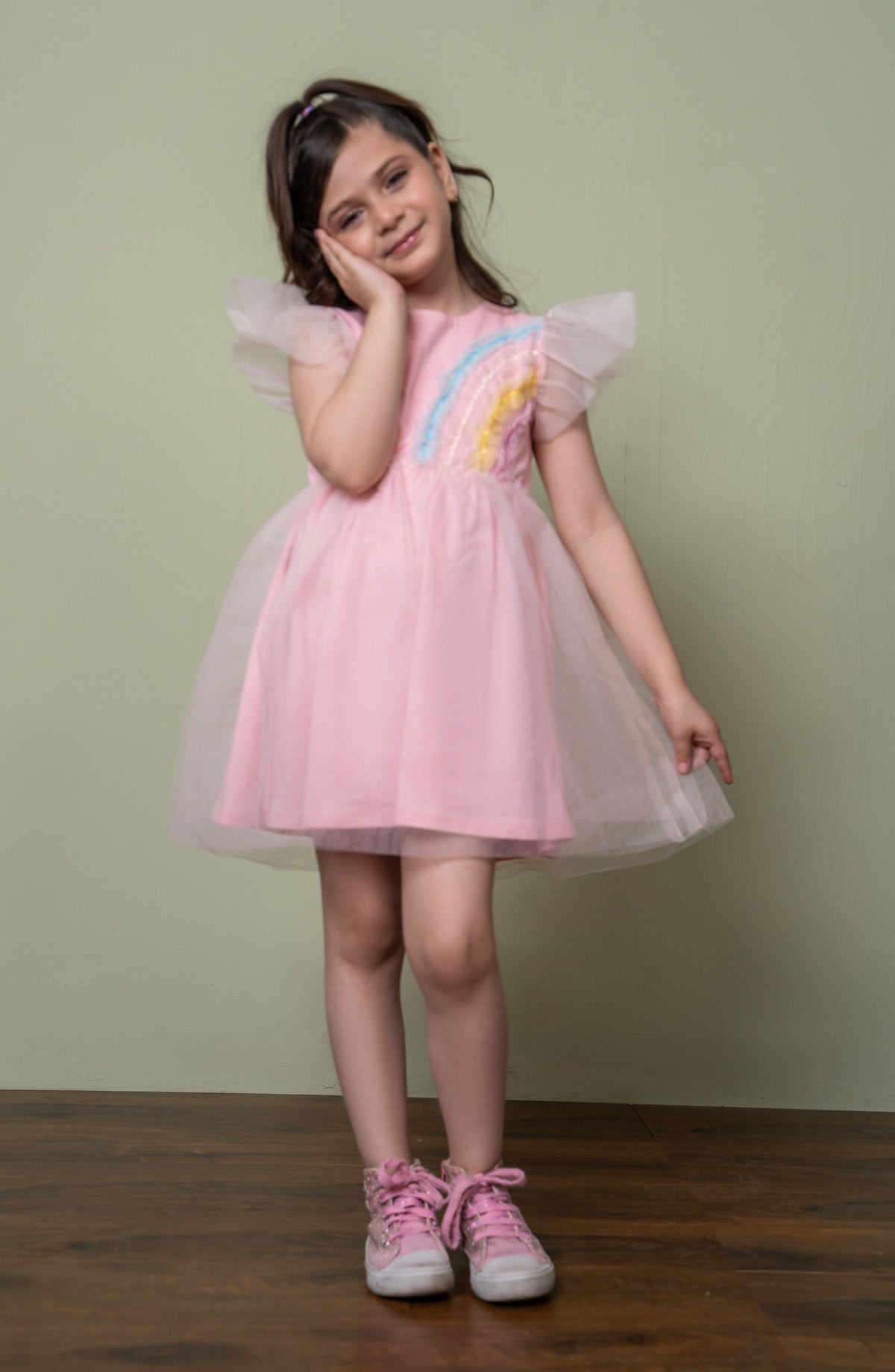 Tulle Sequined Dress