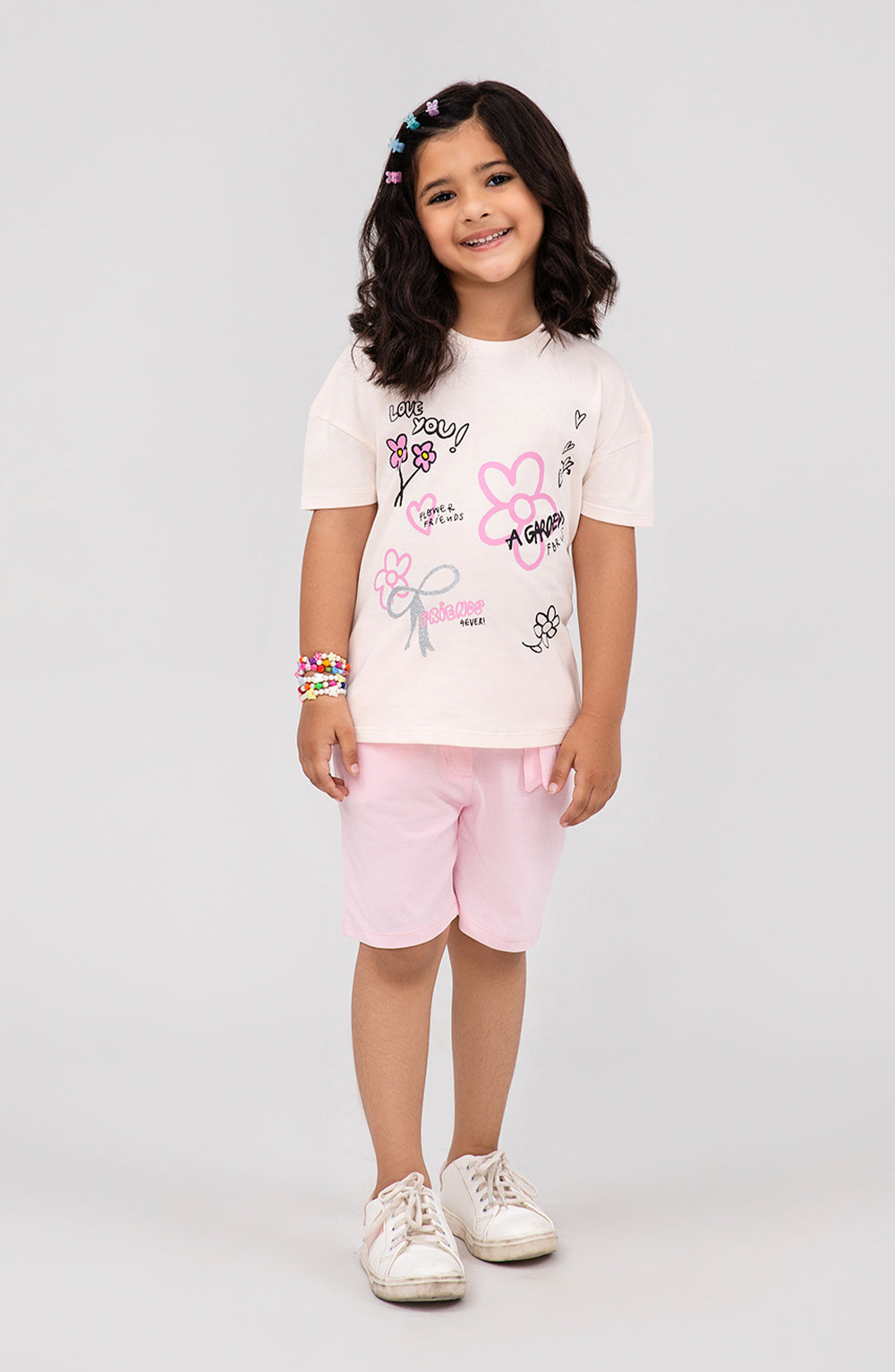 Infant Girls Floral T-Shirt-IGKT707325