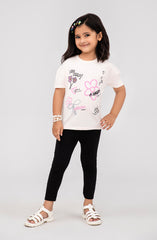Infant Girls Floral T-Shirt-IGKT707325