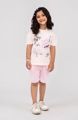 Infant Girls Floral T-Shirt-IGKT707325