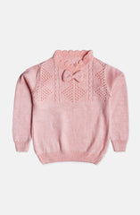Bow Crew Neck Sweater