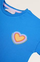 Infant Girls Colorful Heart Co-Ord Set-IGSU706125