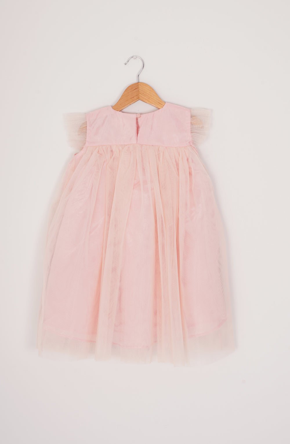 Infant Girls Tilla Thread Embroidered Dress-IGWD700125