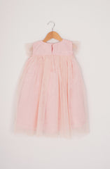 Infant Girls Tilla Thread Embroidered Dress-IGWD700125