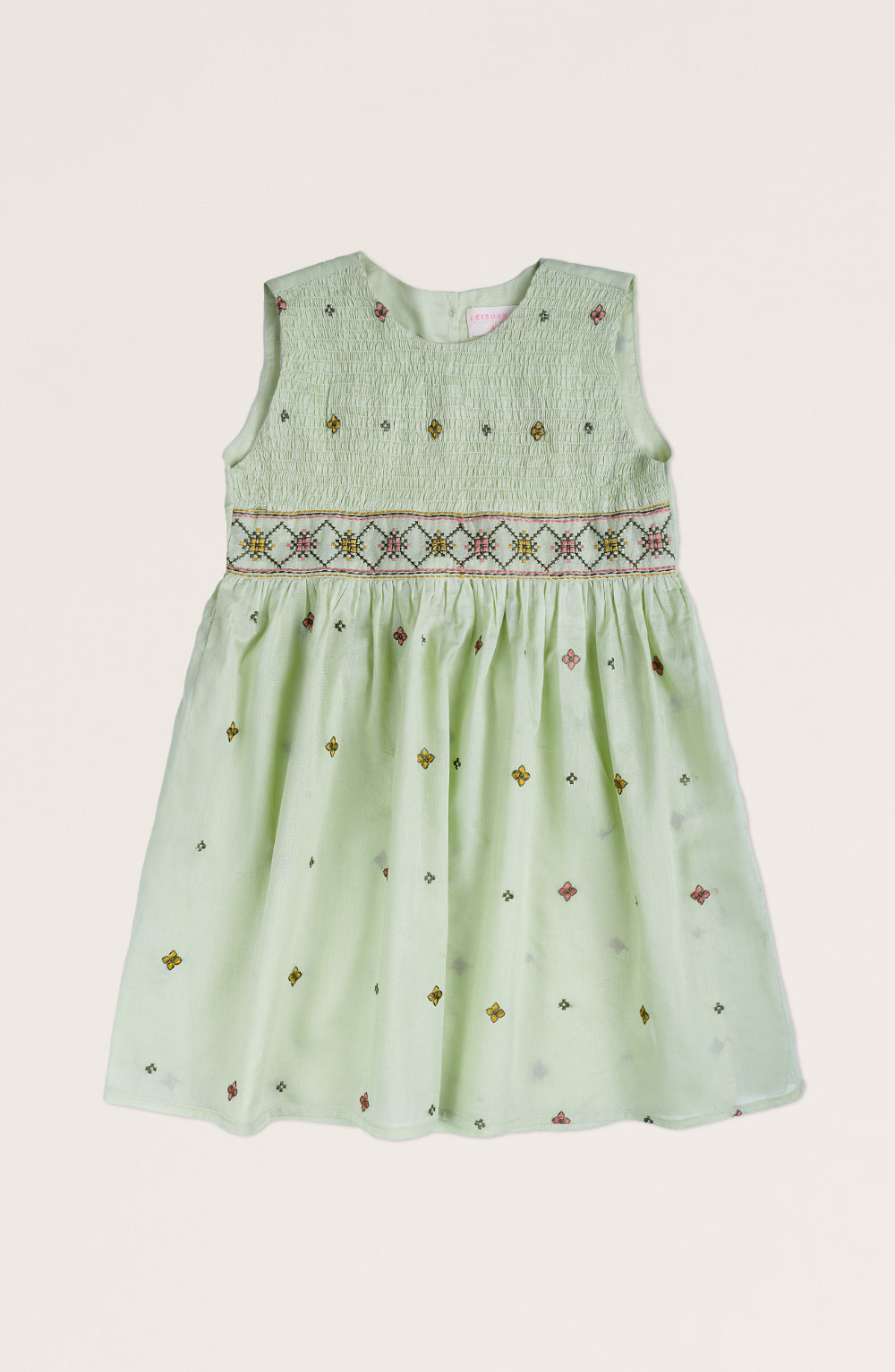 Embroided Smoked Dress - IGWD711125