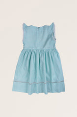 Infant Girls Jacquard Laced Dress-IGWD716325