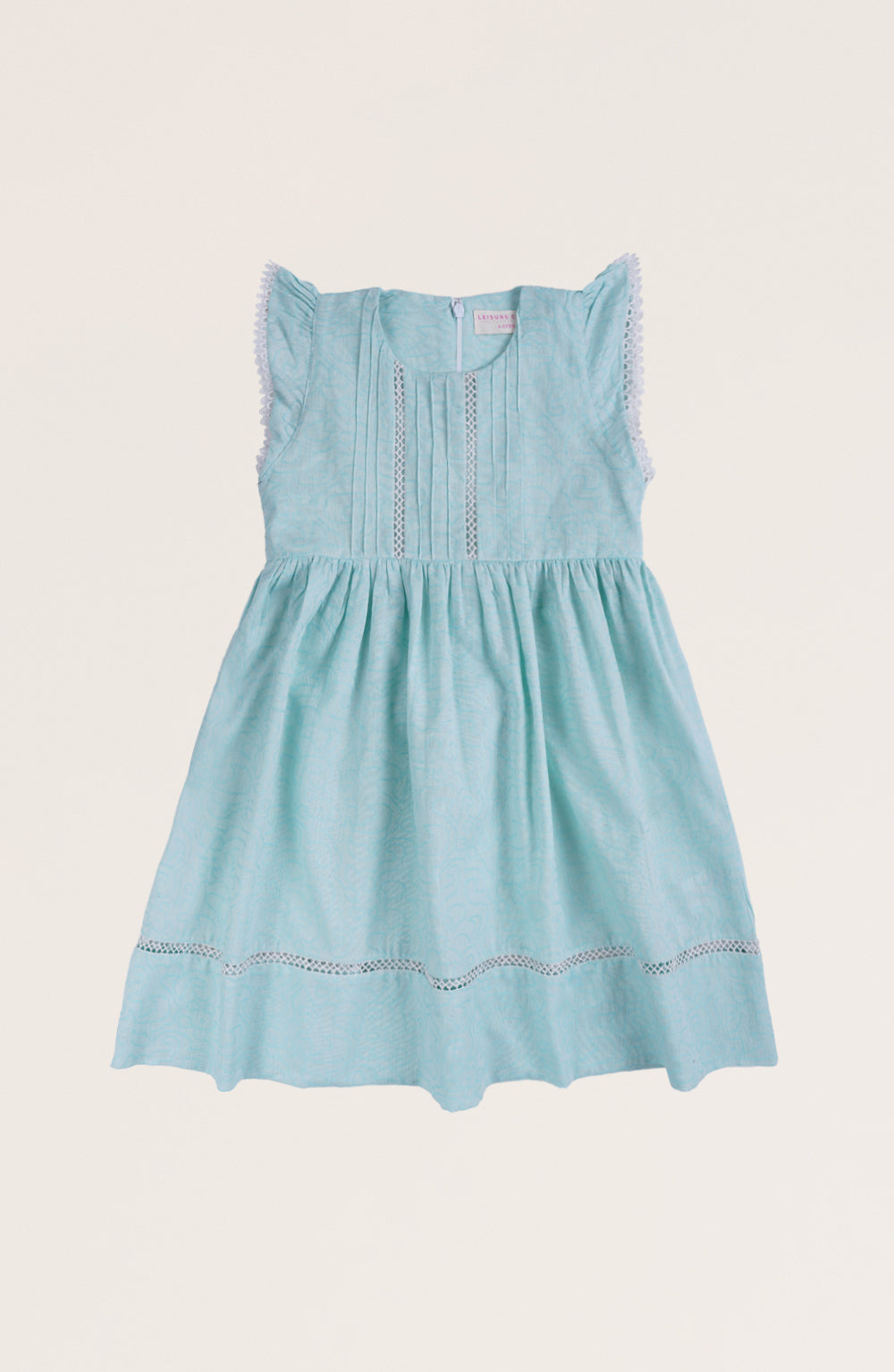 Infant Girls Jacquard Laced Dress-IGWD716325