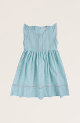 Infant Girls Jacquard Laced Dress-IGWD716325