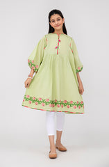 Girls Pink Rose 1 Piece Shirt-KPL700125