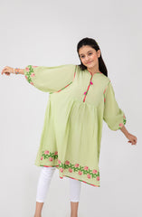 Girls Pink Rose 1 Piece Shirt-KPL700125