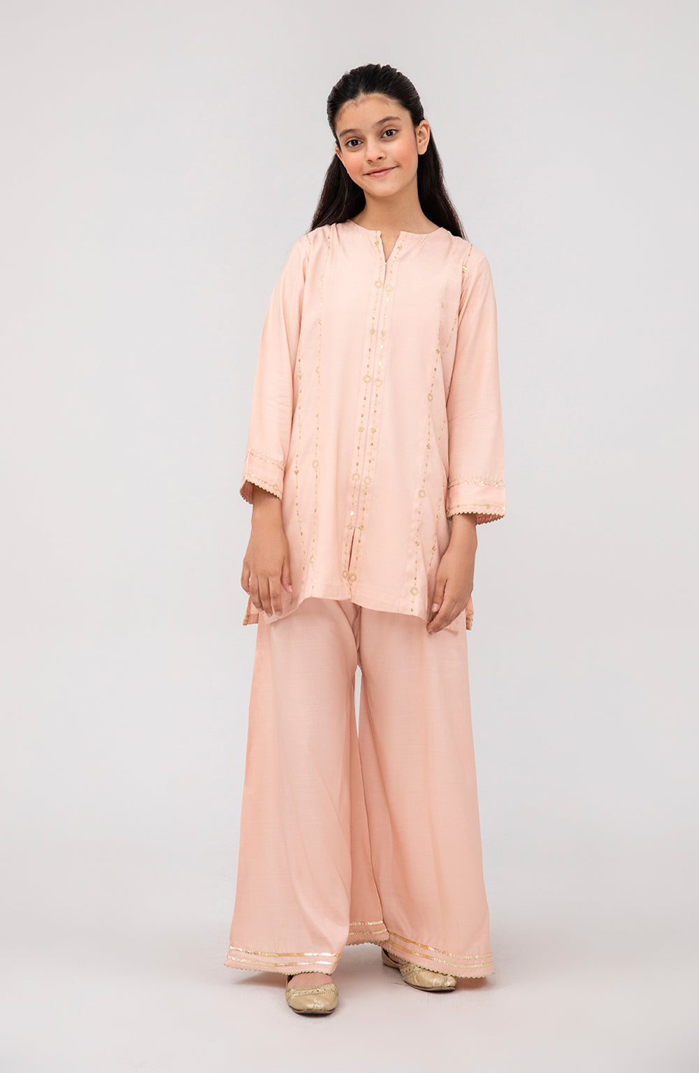 Girls Soft Pink 2 Piece Suit-KPL930324