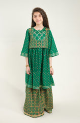 Green Sapphire 2 Piece Suit-LCP738125