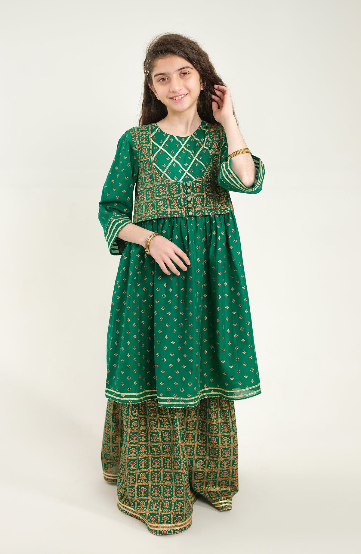 Green Sapphire 2 Piece Suit-LCP738125