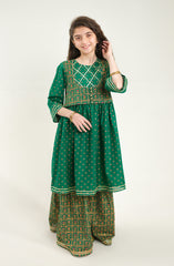Green Sapphire 2 Piece Suit-LCP738125