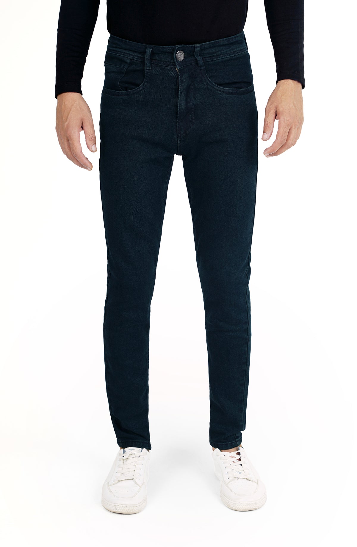Green Tinted Washed Jeans
