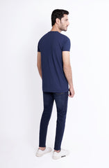 Henley Tee In Blue