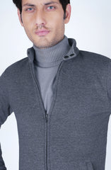 Zip Front Fleee Varsity Jacket