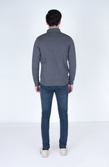 Zip Front Fleee Varsity Jacket