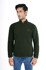 Hlf Way Zip Front Jacket In Teal