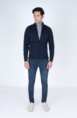 Hybrid Bomber Jacket In Brown