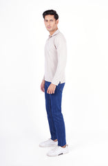 Full Sleeves Polo In Viscose