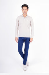 Full Sleeves Polo In Viscose