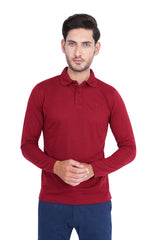 Full Sleeves Polo In Viscose