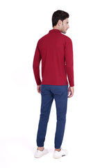 Full Sleeves Polo In Viscose