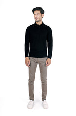 Full Sleeves Polo In Viscose