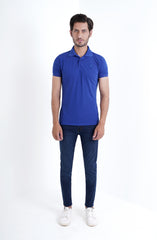 Polo Tee In Blue